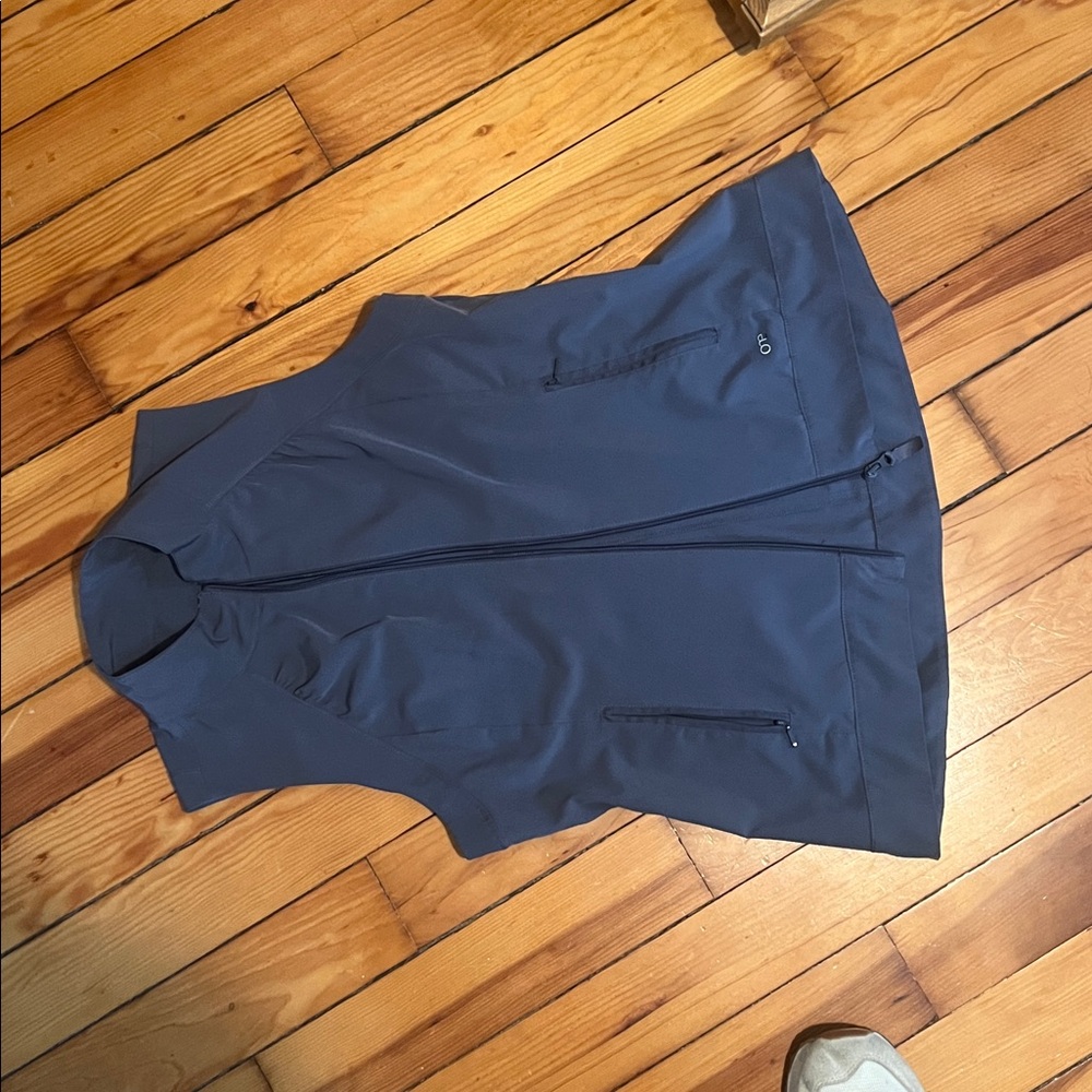 Barco Uniforms Charcoal Zip-Up Vest